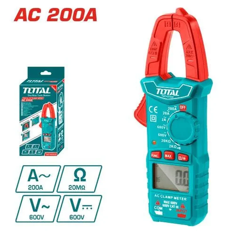 ساعة فحص ملقط كلامب ميتر TOTAL
