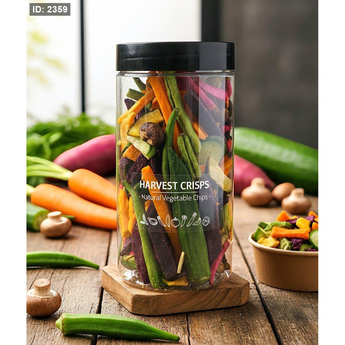 مكس خضار مجفف بالتجميد 🥕