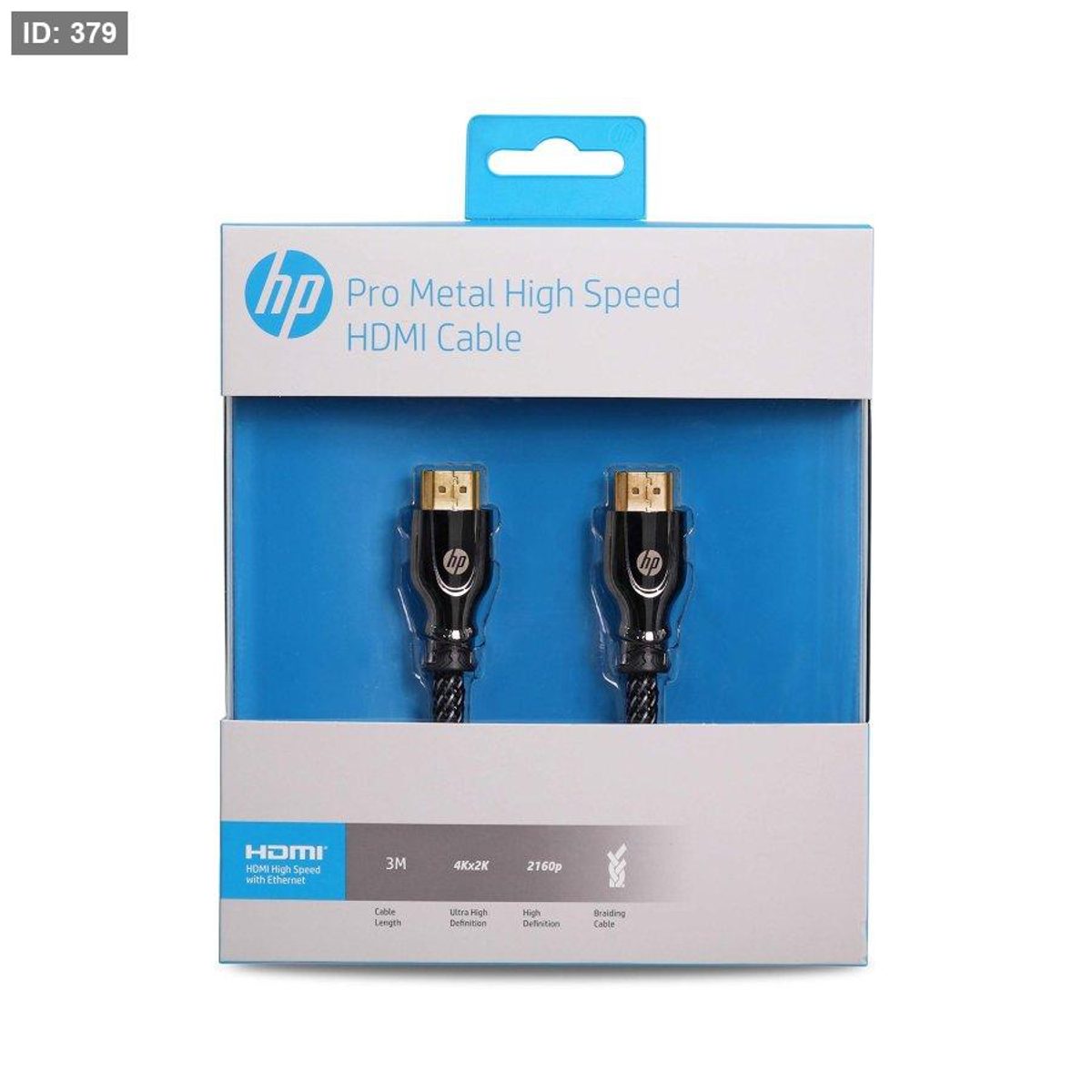 HP HDMI TO HDMI Cable 3m 4K ( كيبل HDMI اصلي HP )