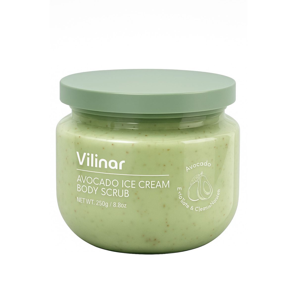 مقشر جسم بالأفوكادو (Avocado Ice Cream Body Scrub) من VILINAR
