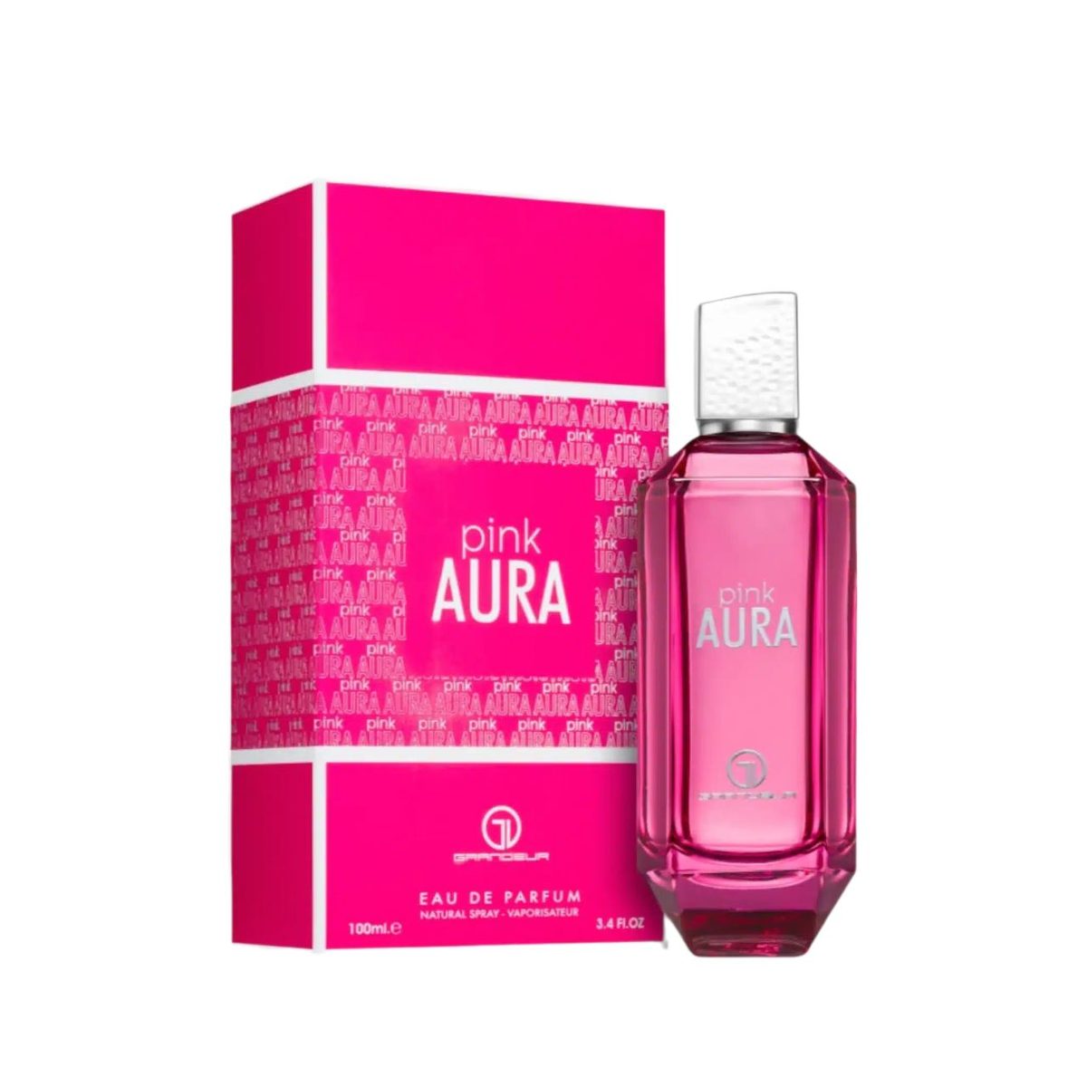 عطر Pink Aura – 100 مل برائحة الفواكه والزهور ولمسة منعشة