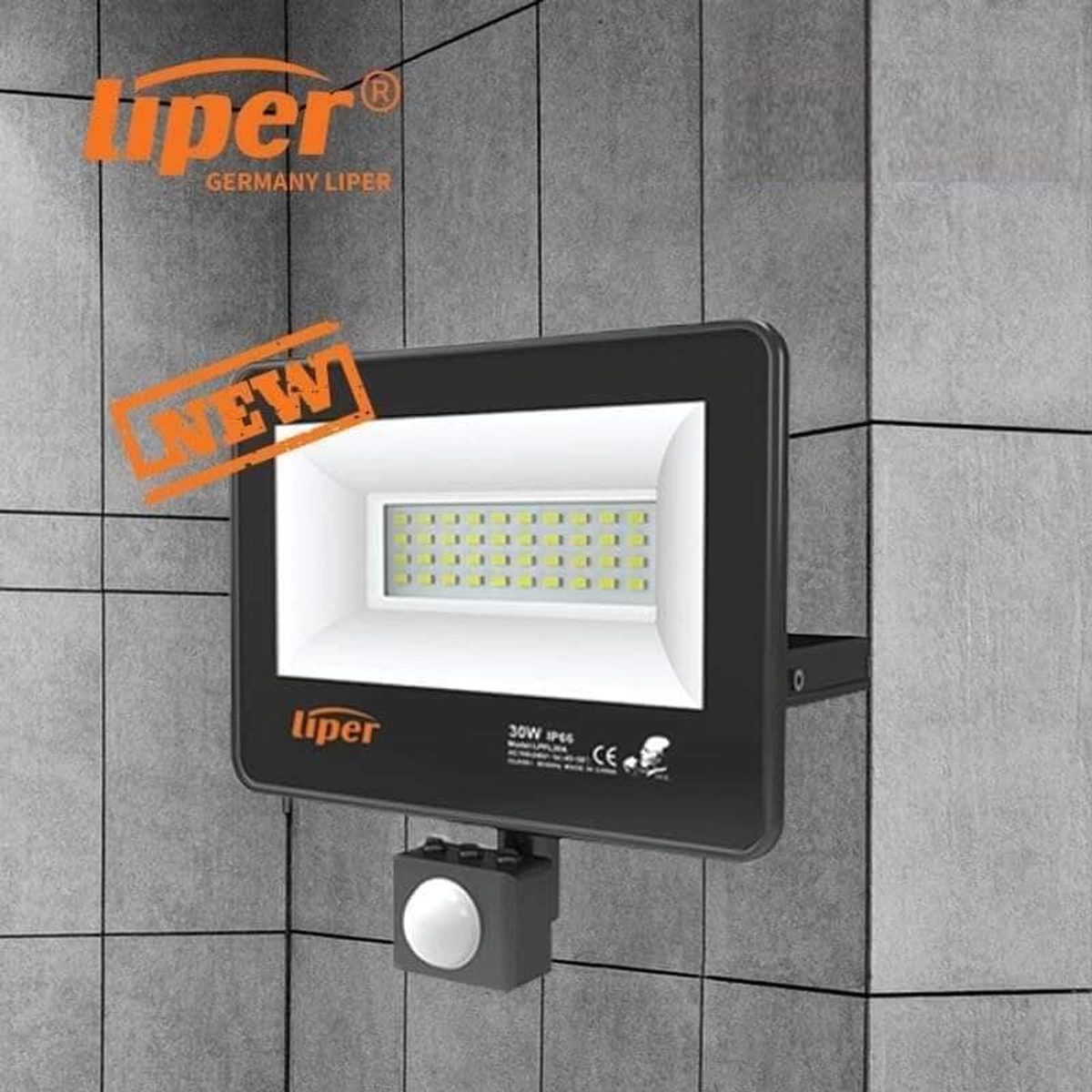 كشاف لد مع عين سحرية LIPER 6500K 50W 2