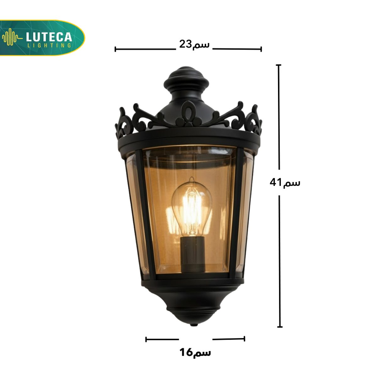 فانوس جنب اسود LUTECA 9000 2