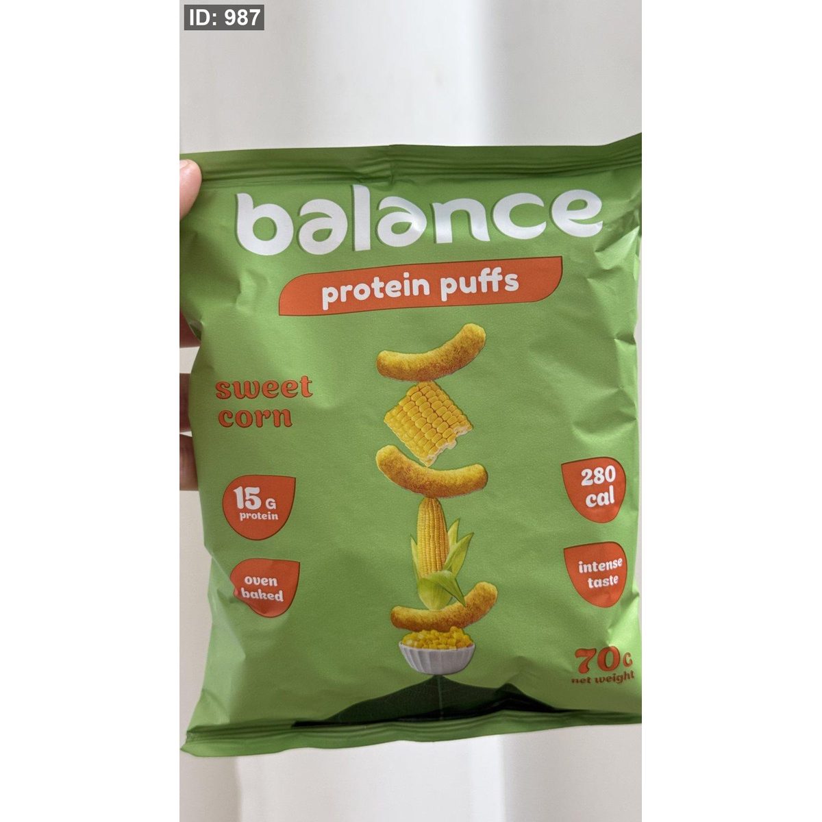 Balance بمبا بالذرة الحلوة عالية البروتين 70غرام