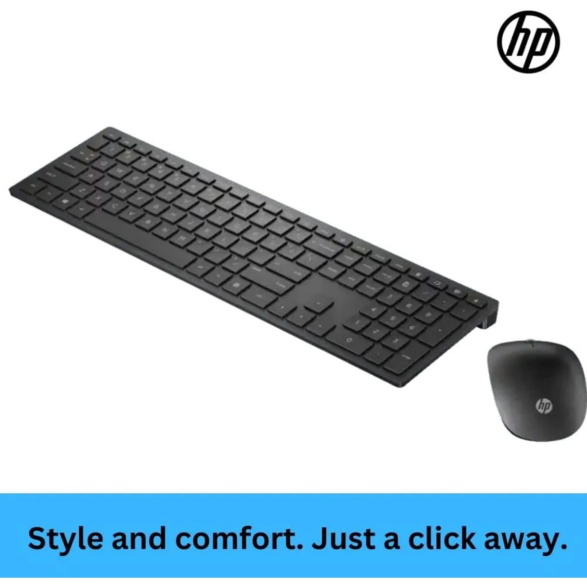 HP Pavilion Wireless Keyboard and Mouse 800 (4CE99AA) طقم كيبورد وماوس لا سلكي