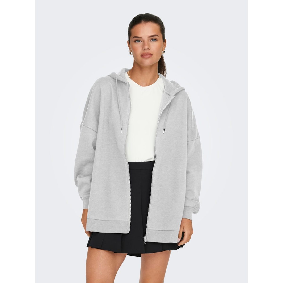OVERSIZE ZIP HOOD SWEATSHIRT 2