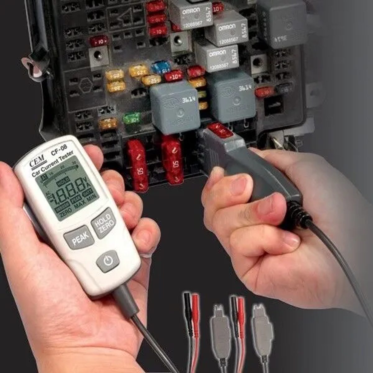 CEM CF-08 Automotive Current Testers-جهاز فحص التيار في الدائة الكهربائية للسيارة (80 امبير) 2