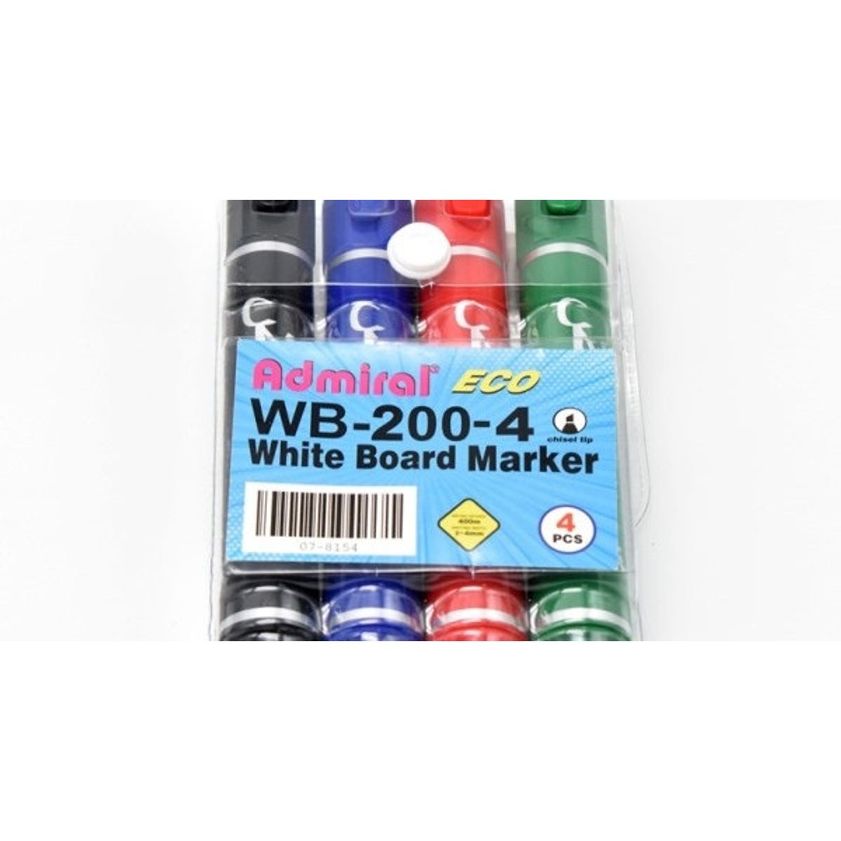 طقم أقلام لوح 4 لون رقم ADMIRAL WB-200-4