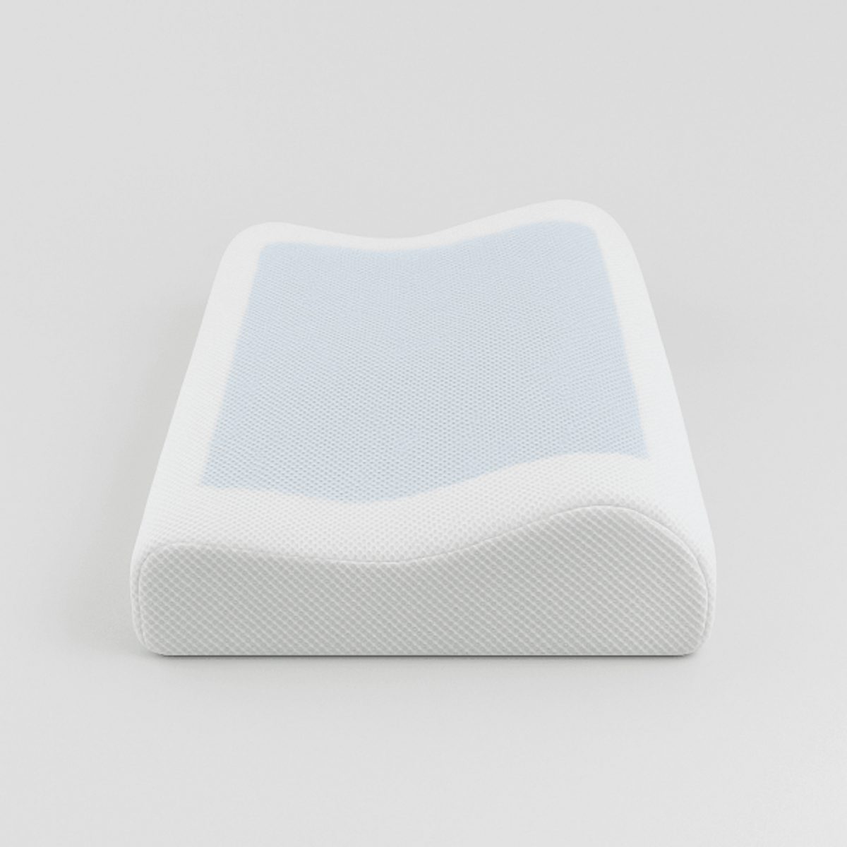 مخدة طبية لاتكس جل منحني المى AHR PILLOW 40 x 60 + 9 cm