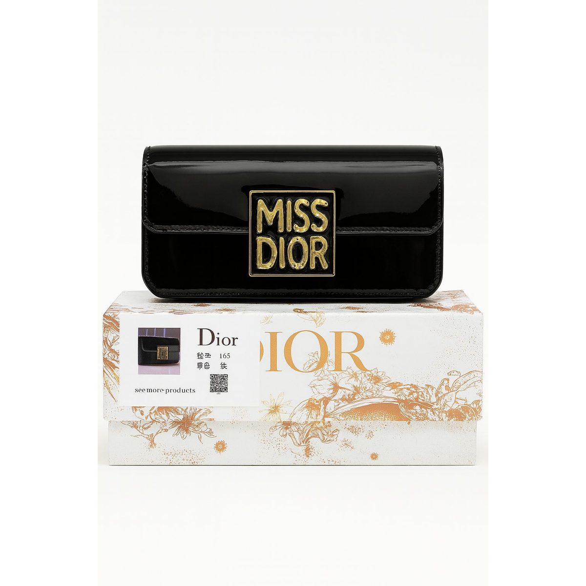 حقيبة يد من ديور – Miss Dior، حجم القاعدة 22 سم