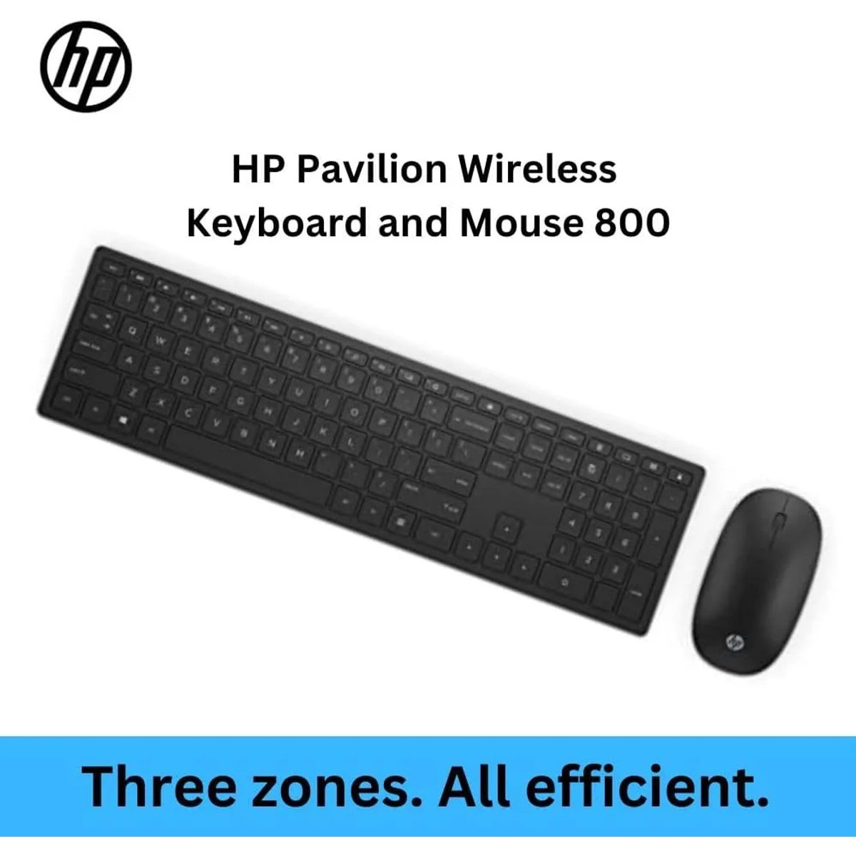 HP Pavilion Wireless Keyboard and Mouse 800 (4CE99AA) طقم كيبورد وماوس لا سلكي 3