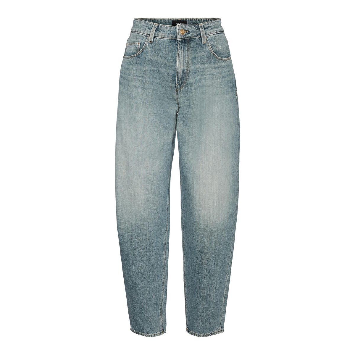 HIGH RISE LOOSE TAP BARREL JEANS 5