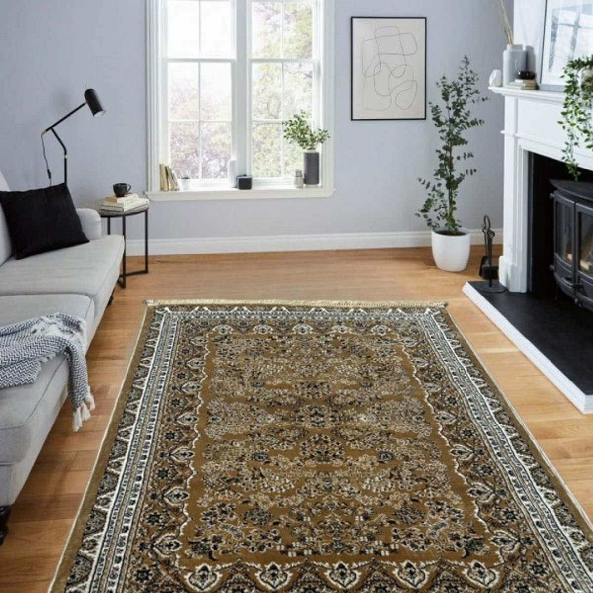 سجاد حرير مقاس 140 × 200 لون HARER