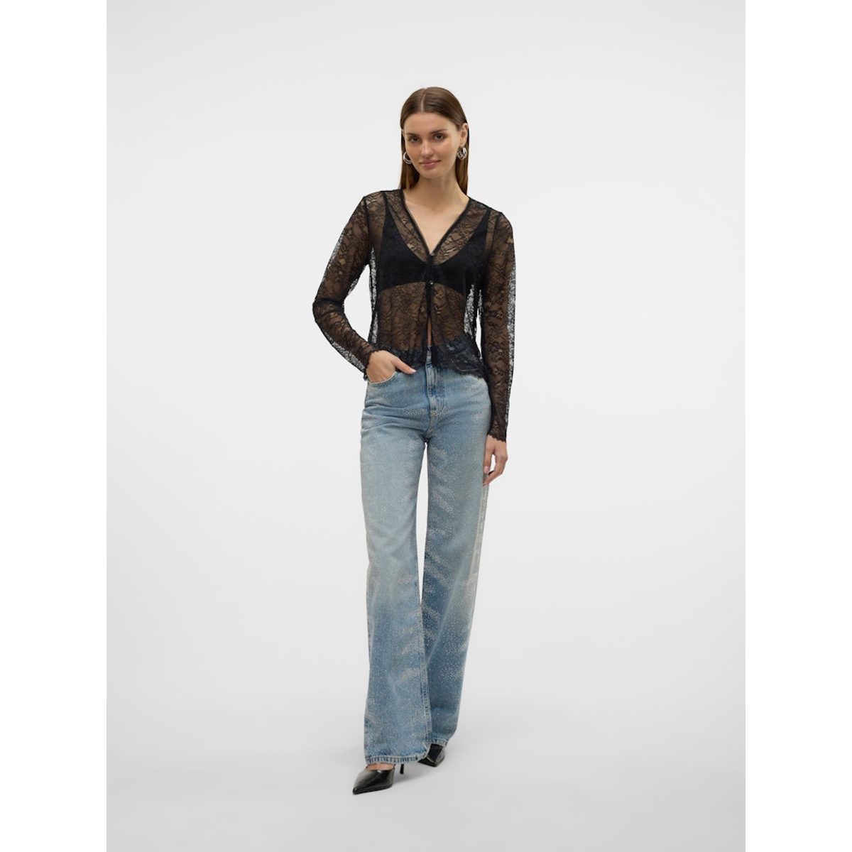 TESSA HIGH RISE WIDE RHINE JEANS 5