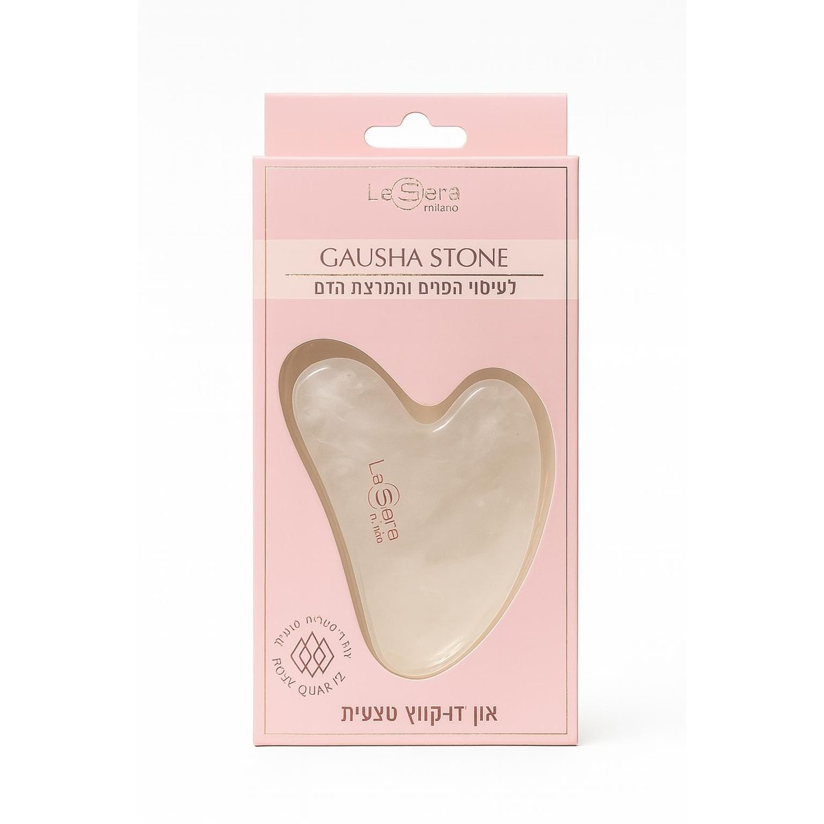 حجر غوا شا Rose Quartz – La Sera يعزز تدفق الدم ويمنح بشرتك إشراقة صحية