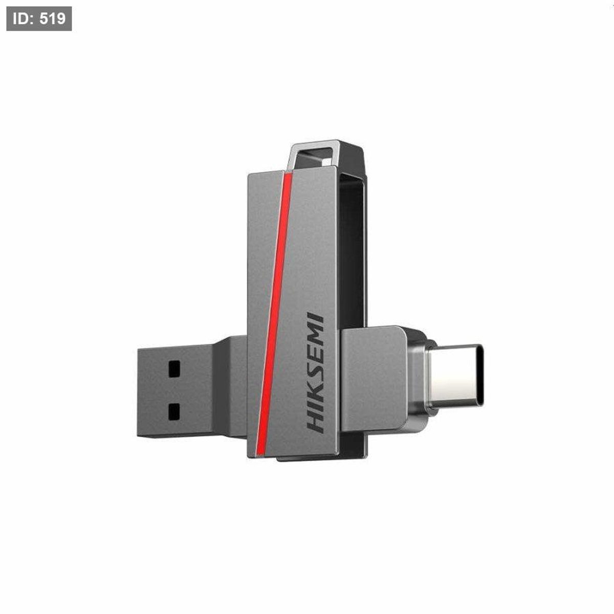 HS-USB-E307C 64G 3.2 Metal Grey With Tybe C