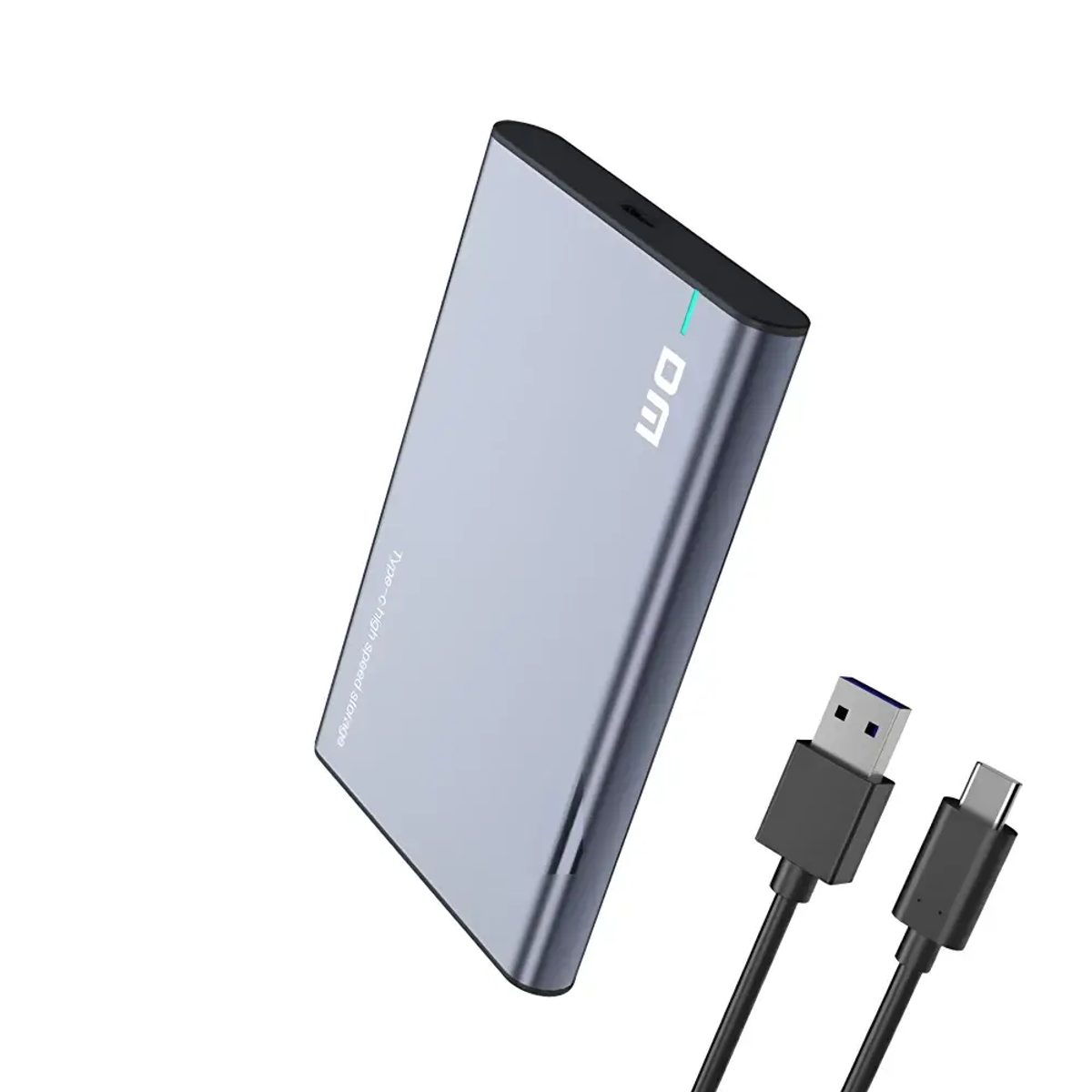 DM HD002 2.5″ inch USB Type-C 3.0 Sata 3 External SSD Harddisk HDD Boxحاضنة
