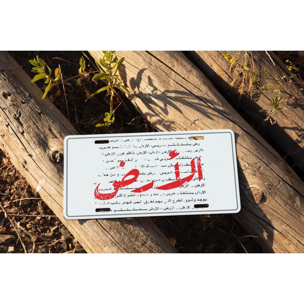 Car Plate - الأرض