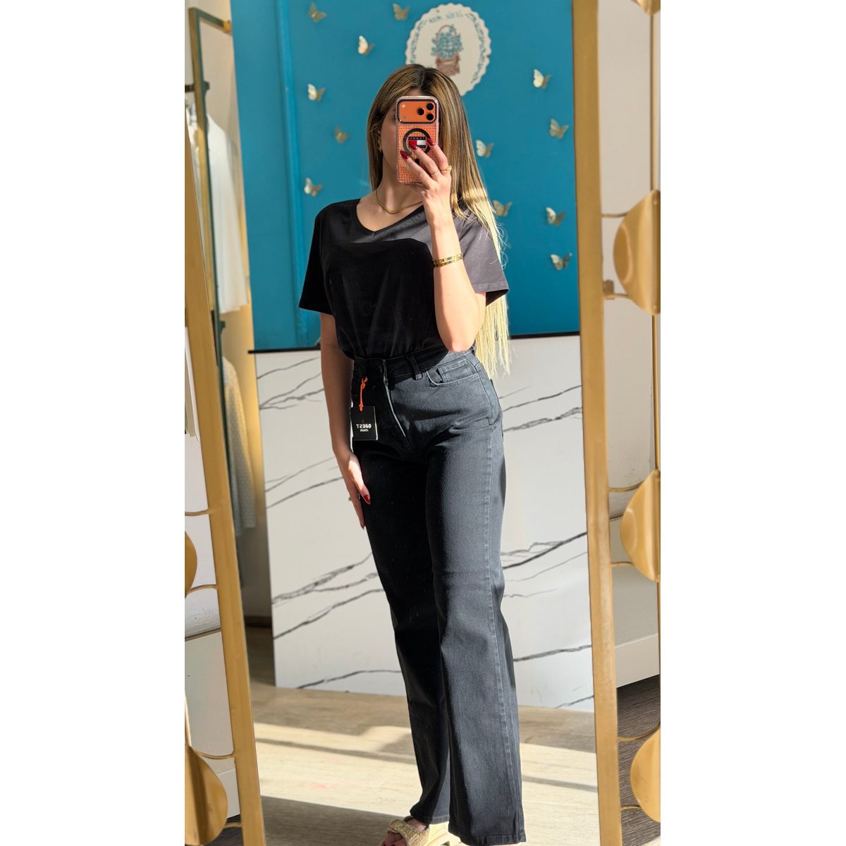 High Waist Wide Leg Jeans 3