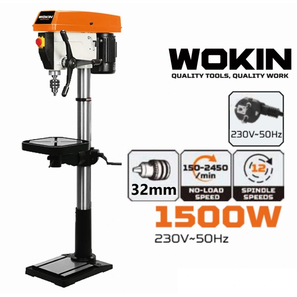 WOKIN 789331-مقدح عامود 1500 وات