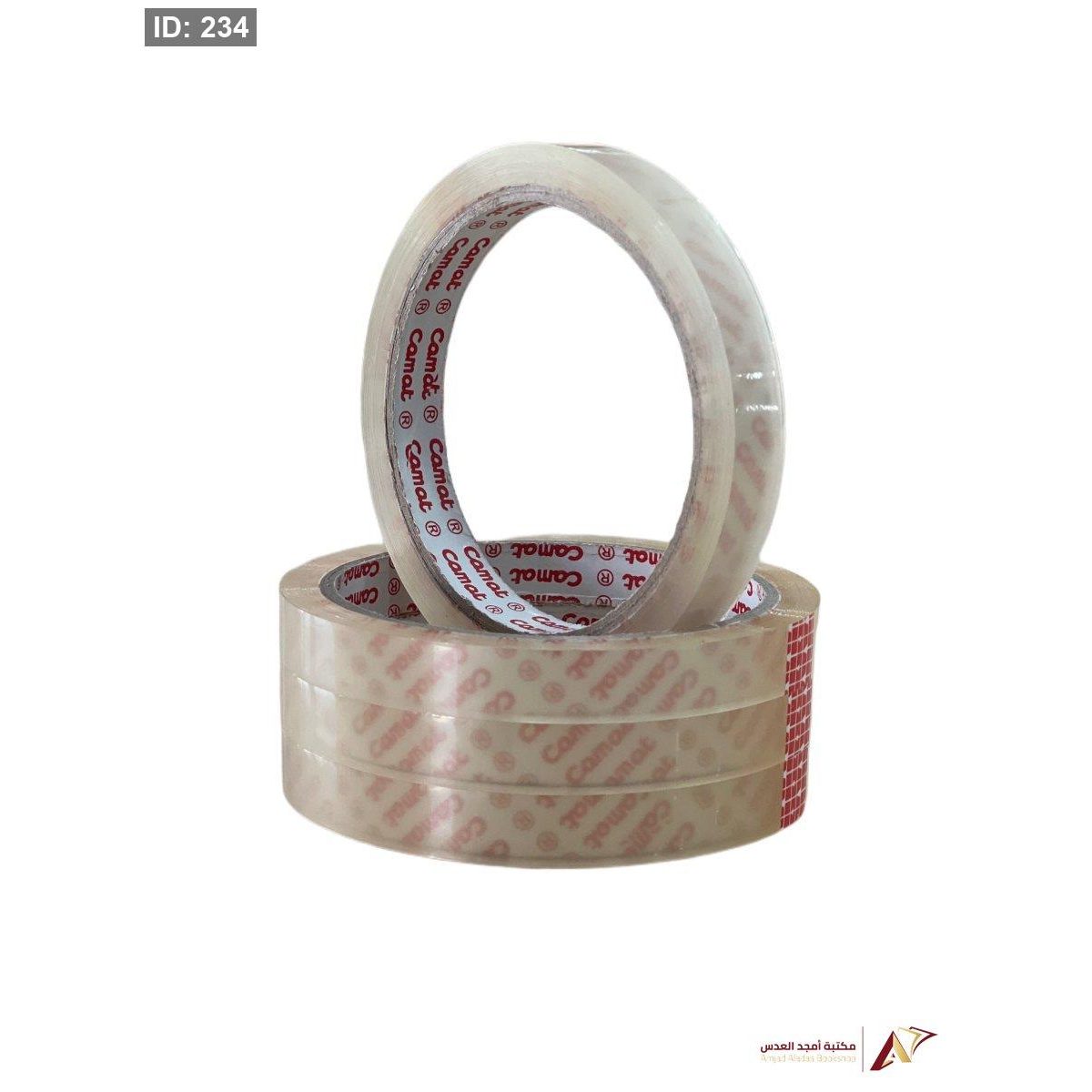 لاصق شفاف 1 سم 72 يارد Camat