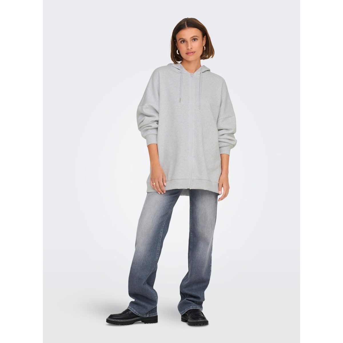 OVERSIZE ZIP HOOD SWEATSHIRT 3