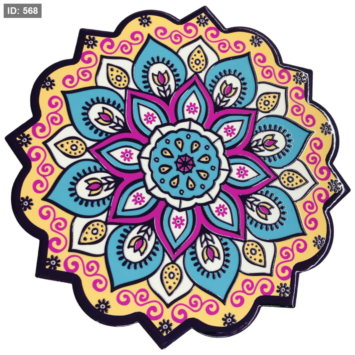 قاعدة سيراميك مزخرف 20*20 سم