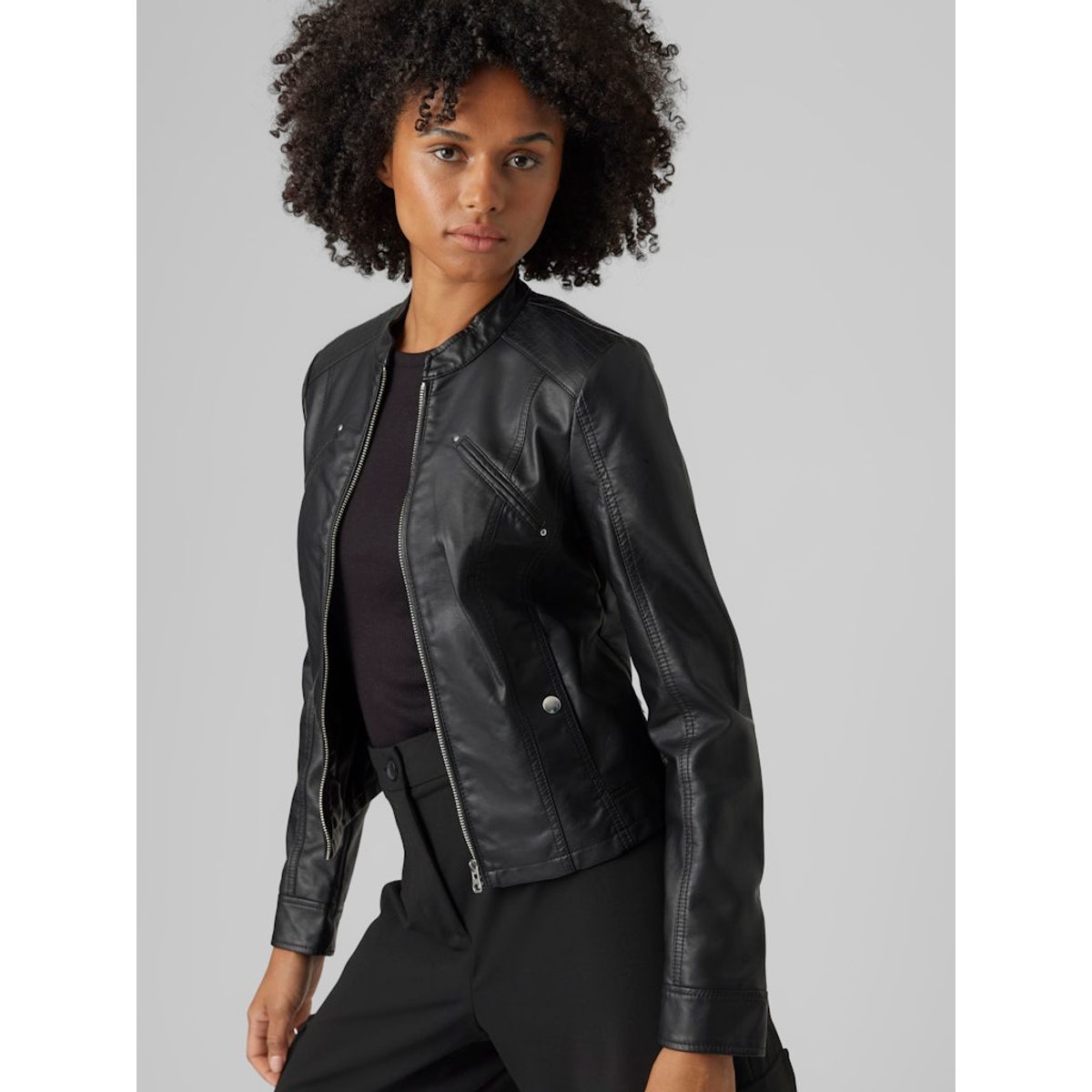 SHORT COATED JACKET 4