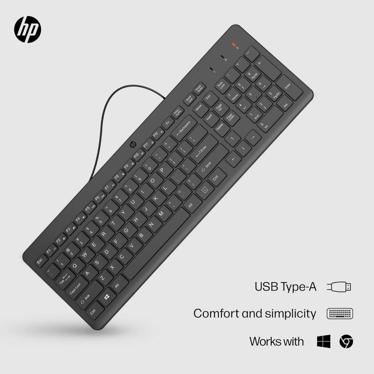 HP 150 Wired Keyboard (664R5AA) كيبورد سلكي 2