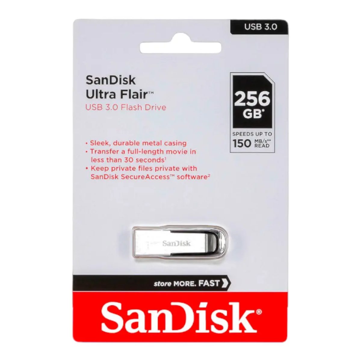 SanDisk Ultra Flair USB 3.0 Flash Memory 256GB-فلاش ميموري256 جيجا 2