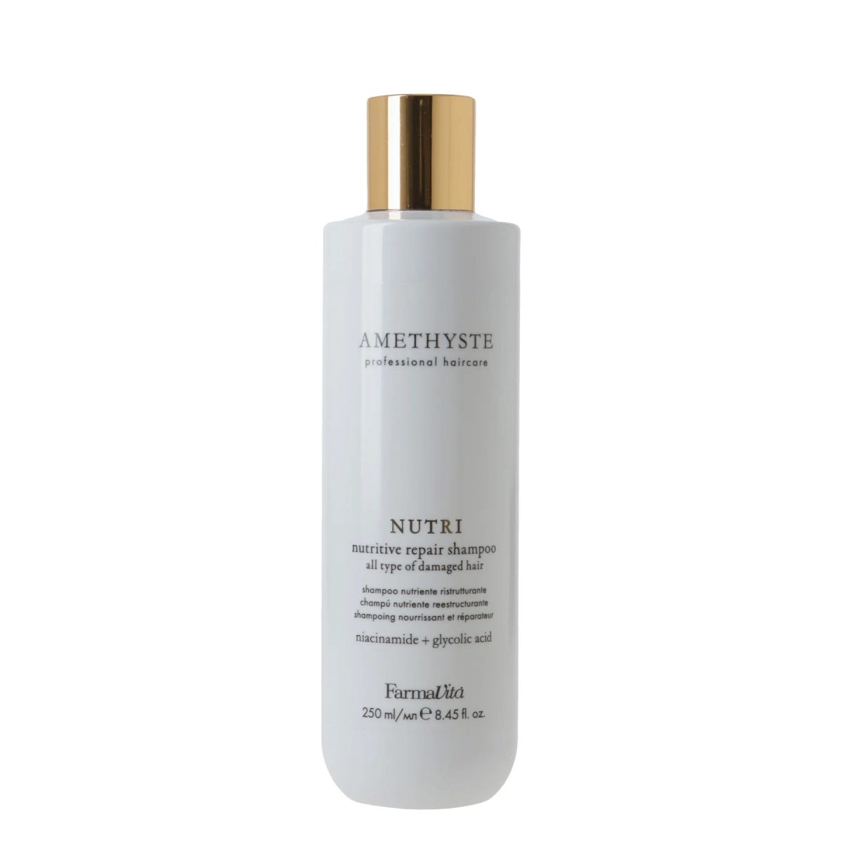 FARMAVITA AMETHYSTE BOTANICAL HYDRA - Gentle Hydrating Shampoo — شامبو مرطب لطيف ينظف الشعر ويحافظ على رطوبته الطبيعية ب
