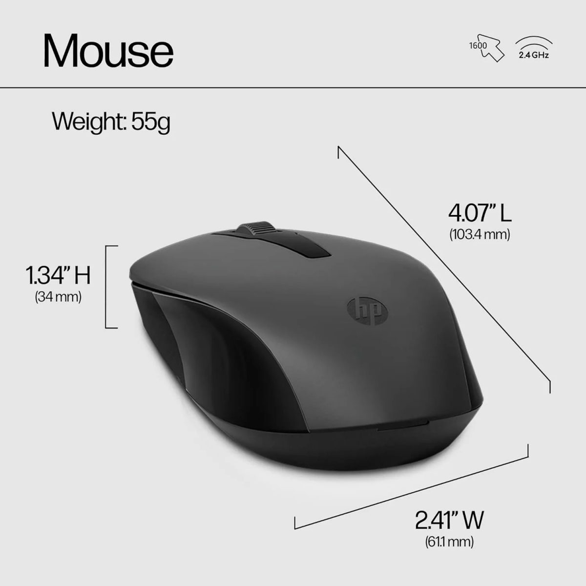 HP 330 Wireless Keyboard and Mouse Combo with LED Indicators (2V9E6AA)طقم كيبورد وماوس لا سلكي 4
