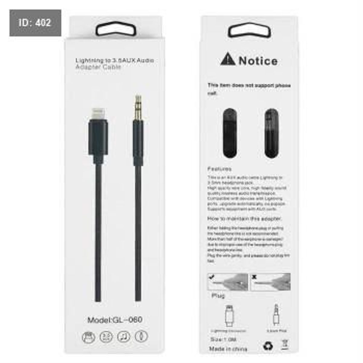 LIGHTNING TO AUX GL-060