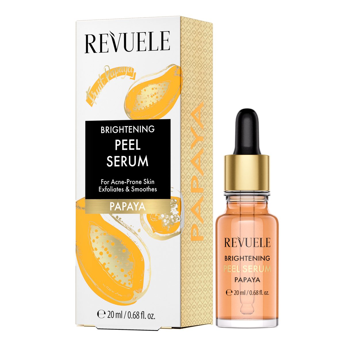 REVUELE BRIGHTENING PEEL SERUM Papaya-20ml