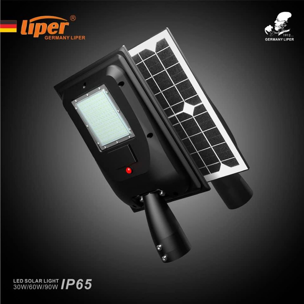 كشاف شارع لد طاقة شمسية LIPER 6500K 60W 4