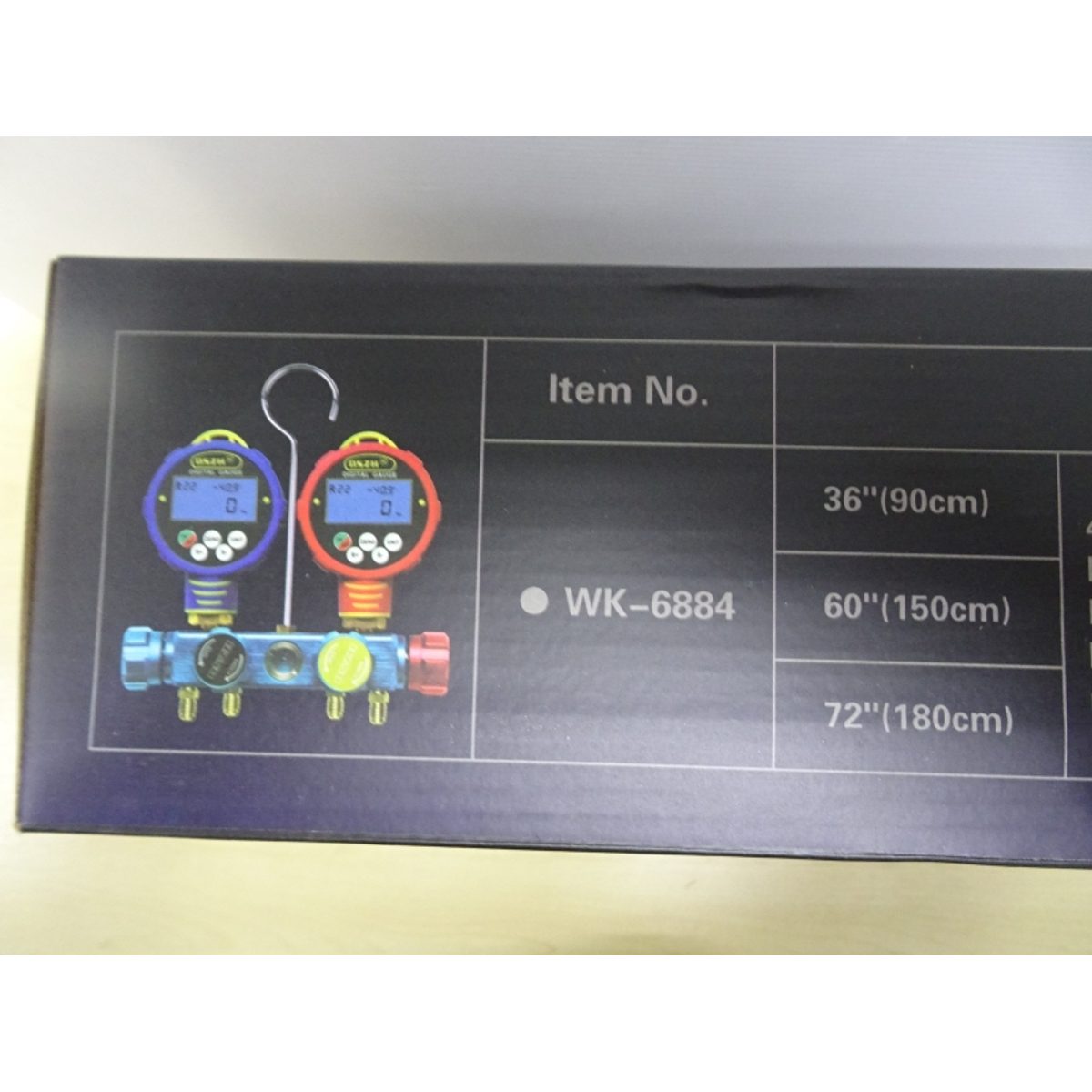 DSZH WK-6884 36″ 4 Way Digital Manifold 3