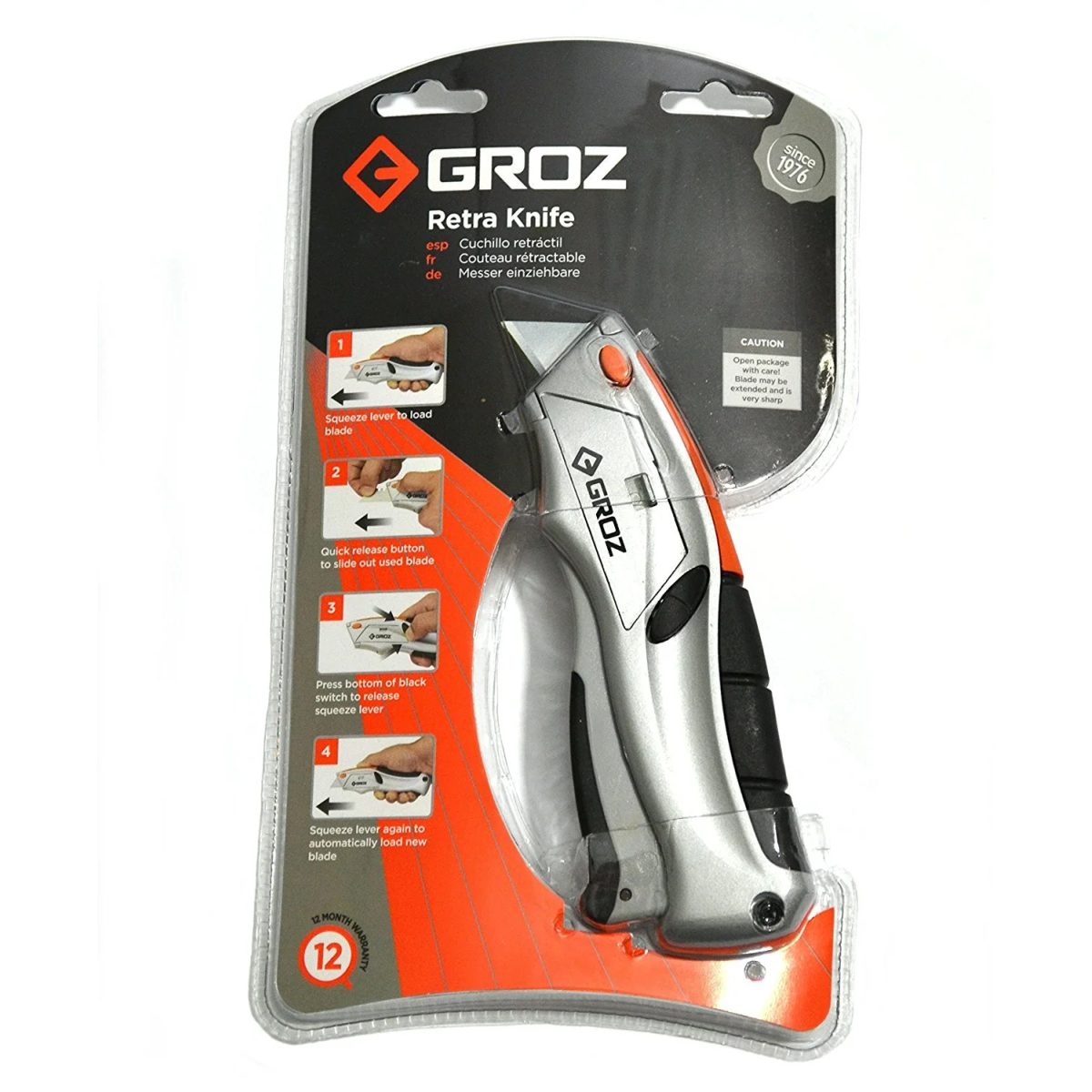 Groz  KNV/R/6 Retra Knife شفرة 3