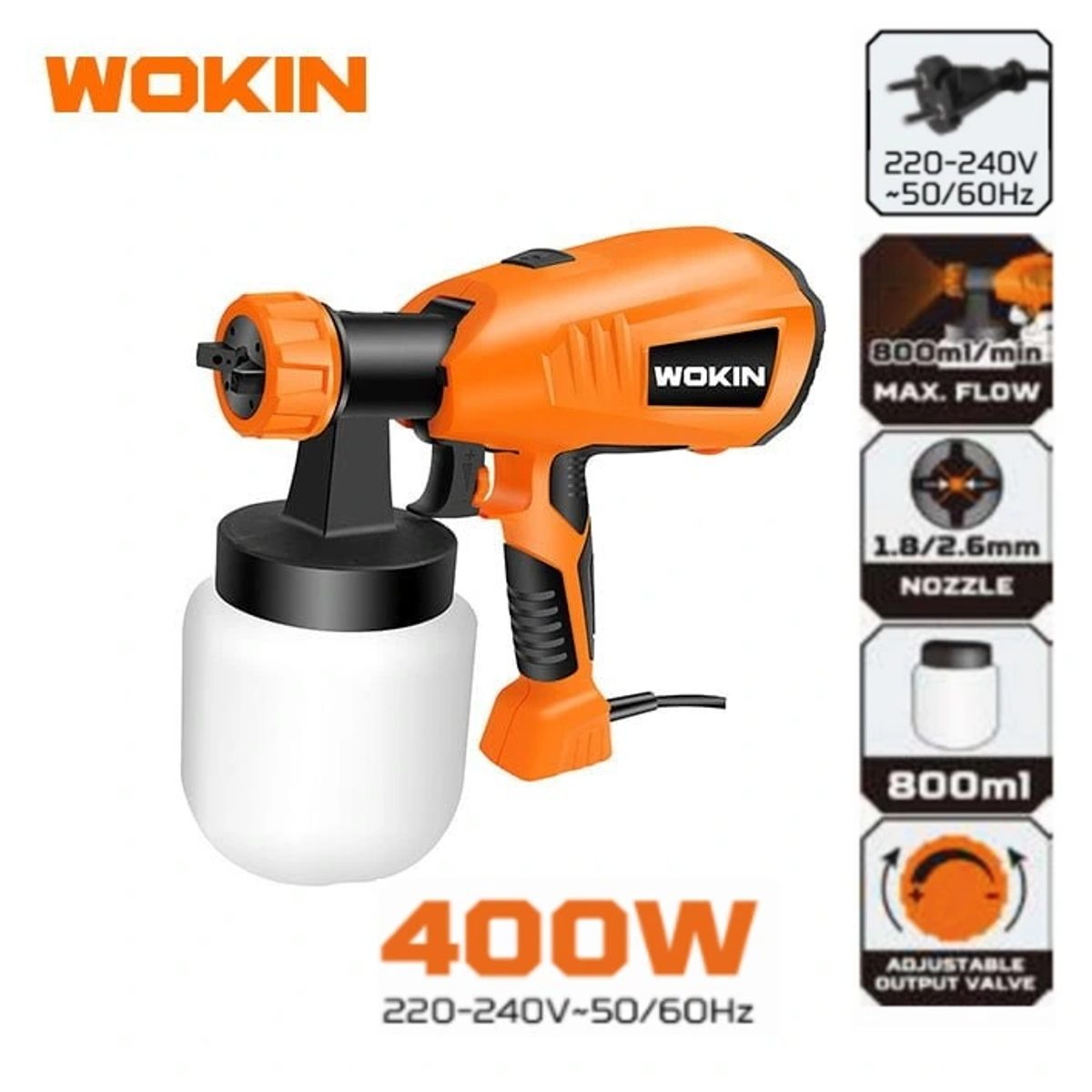 WOKIN 792140-فرد دهان كهربائي 400 وات