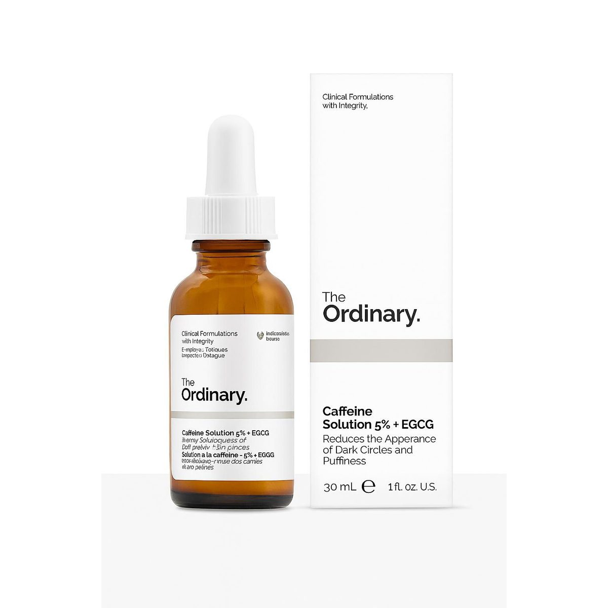 The Ordinary Caffeine Solution 5% + EGCG – سيروم الكافيين للهالات والانتفاخ