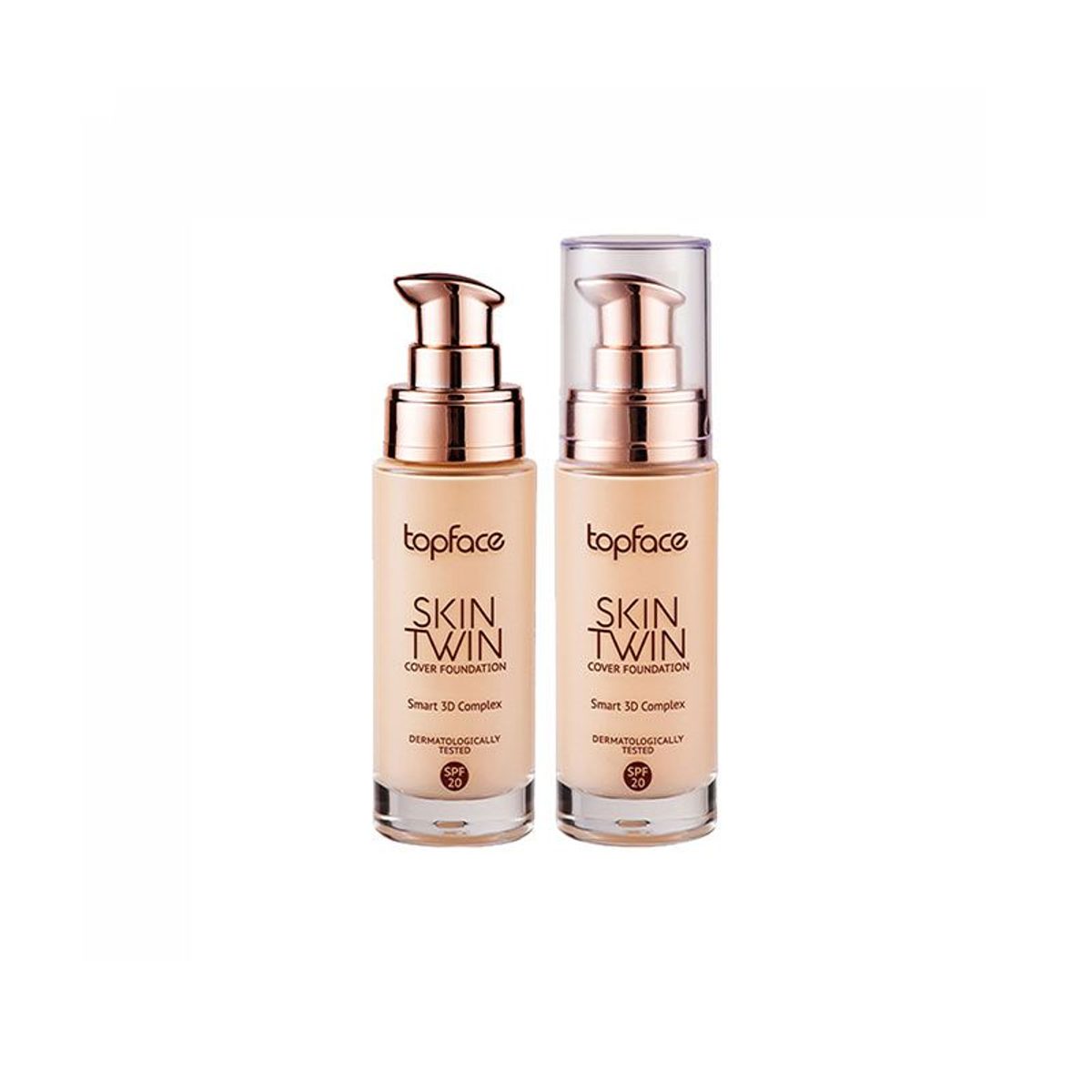 كريم أساس من توب فيس | Top face Skin Twin Cover Foundation