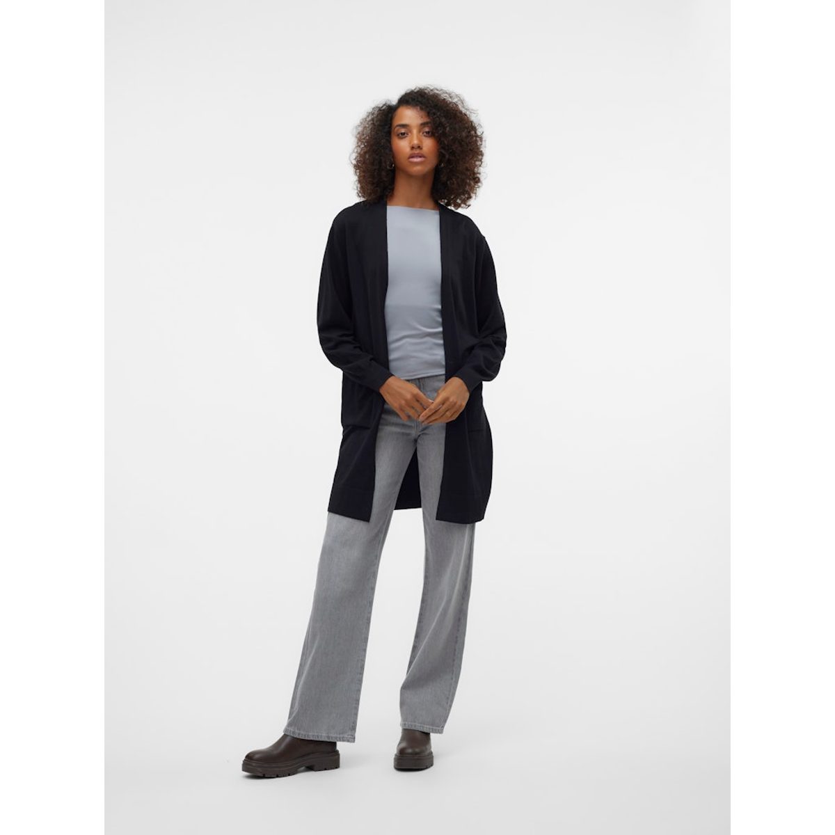 LONG OPEN CARDIGAN
