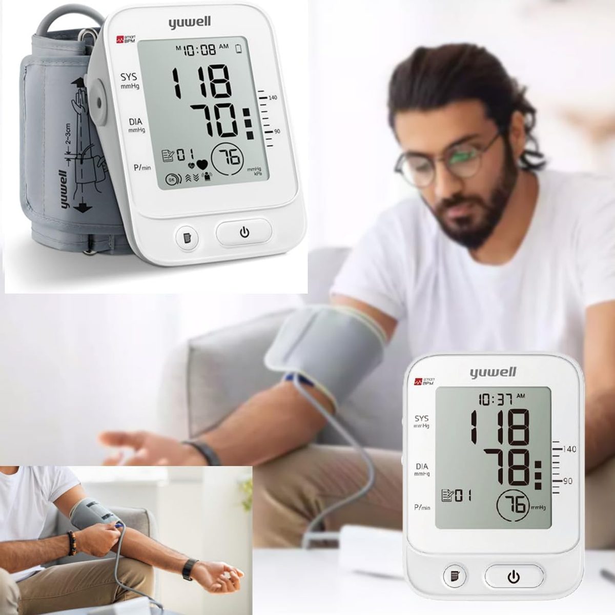 جهاز قياس ضغط الدم الرقمي من يوويل، مزود بميزات متقدمة 2