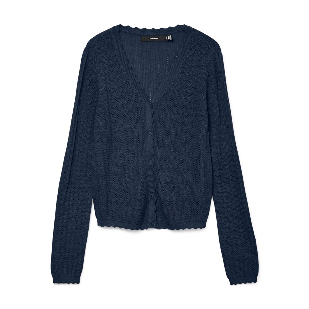 POINTELLE V-NECK CARDIGAN 6