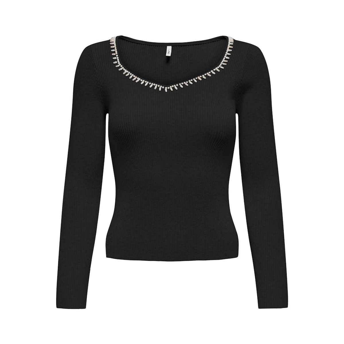 V-NECK PEARL KNIT 3
