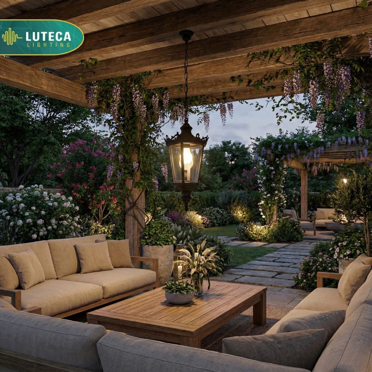 فانوس تعليق اسود LUTECA 9500-003 3