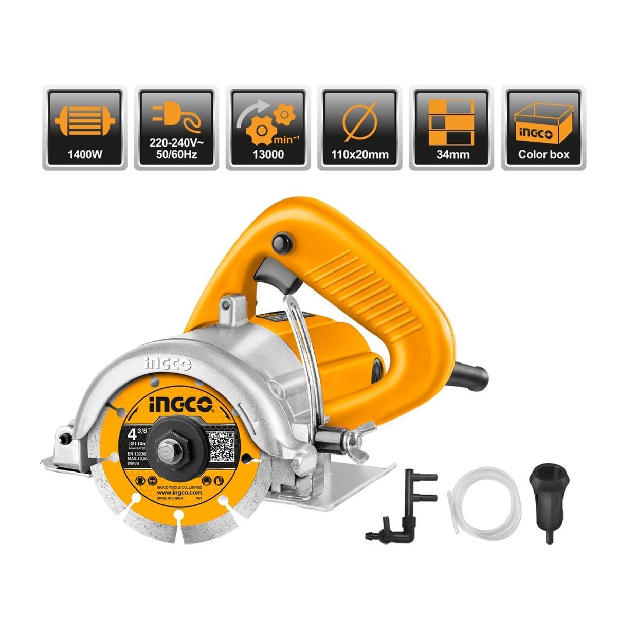 منشار قص باطون دائري 1400 واط-INGCO 3