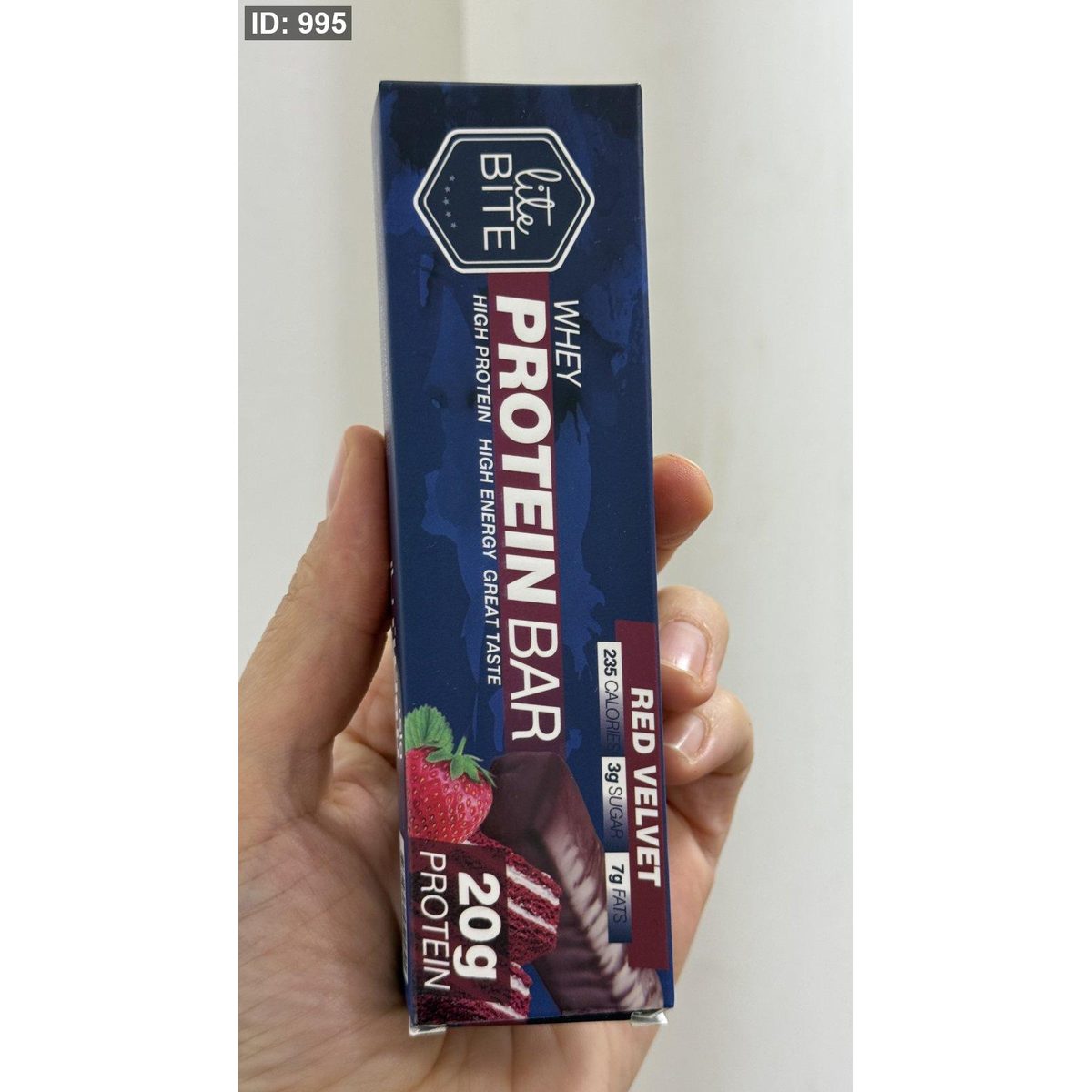 Lite Bite بروتين بار بطعم ريد فيلفت وزنه 70غرام
