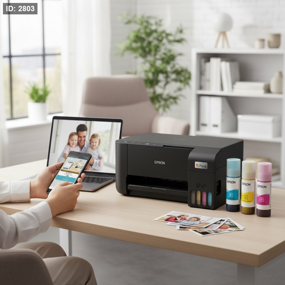 طابعة إبسون سبليميشن EcoTank L3250 A4 Wi-Fi