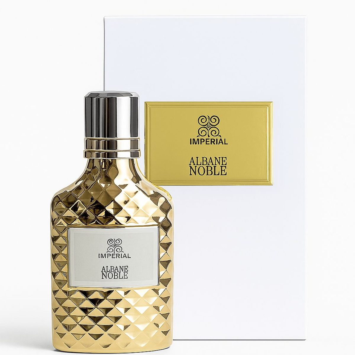 Imperial Albane Noble – عطر فاخر برائحة دافئة تعكس الفخامة.