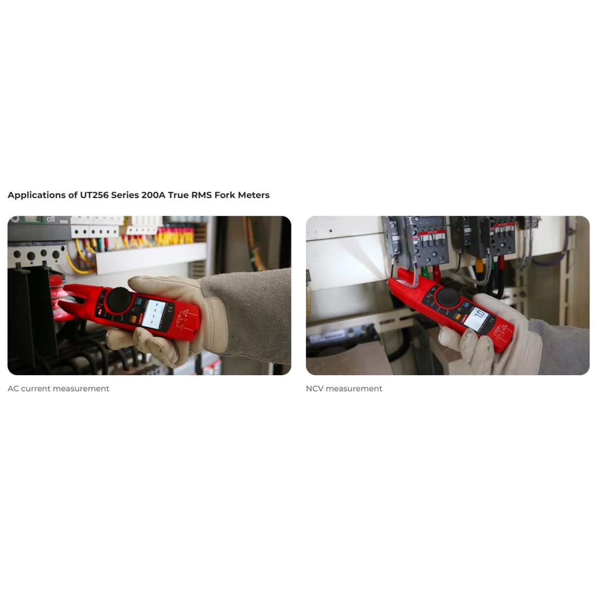 UNI-T UT256B 200A True RMS Fork Meters-جهاز كلامب أمبير ديجيتال 200 أمبير- شوكة ا 3